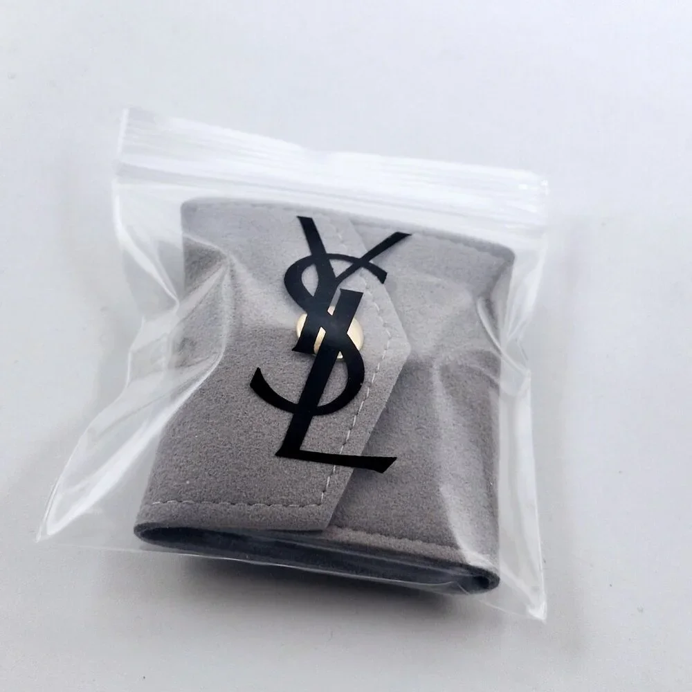 Bundle Vintage Gold Silver Yves Saint Laurent YSL Brooch Employee Appreciation 2 - Picture 3 of 8